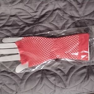 Fishnet Red Glove (New)
